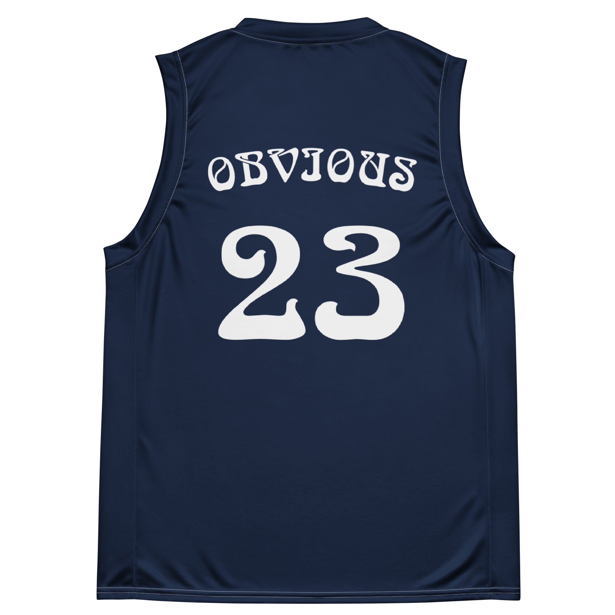 LO23 BLUE Recycled Basketball Jersey