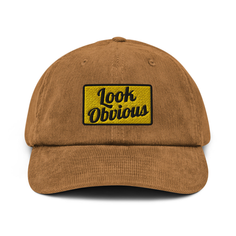 Patched Corduroy Hat
