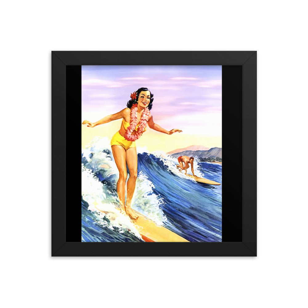 Surfs Up Framed poster