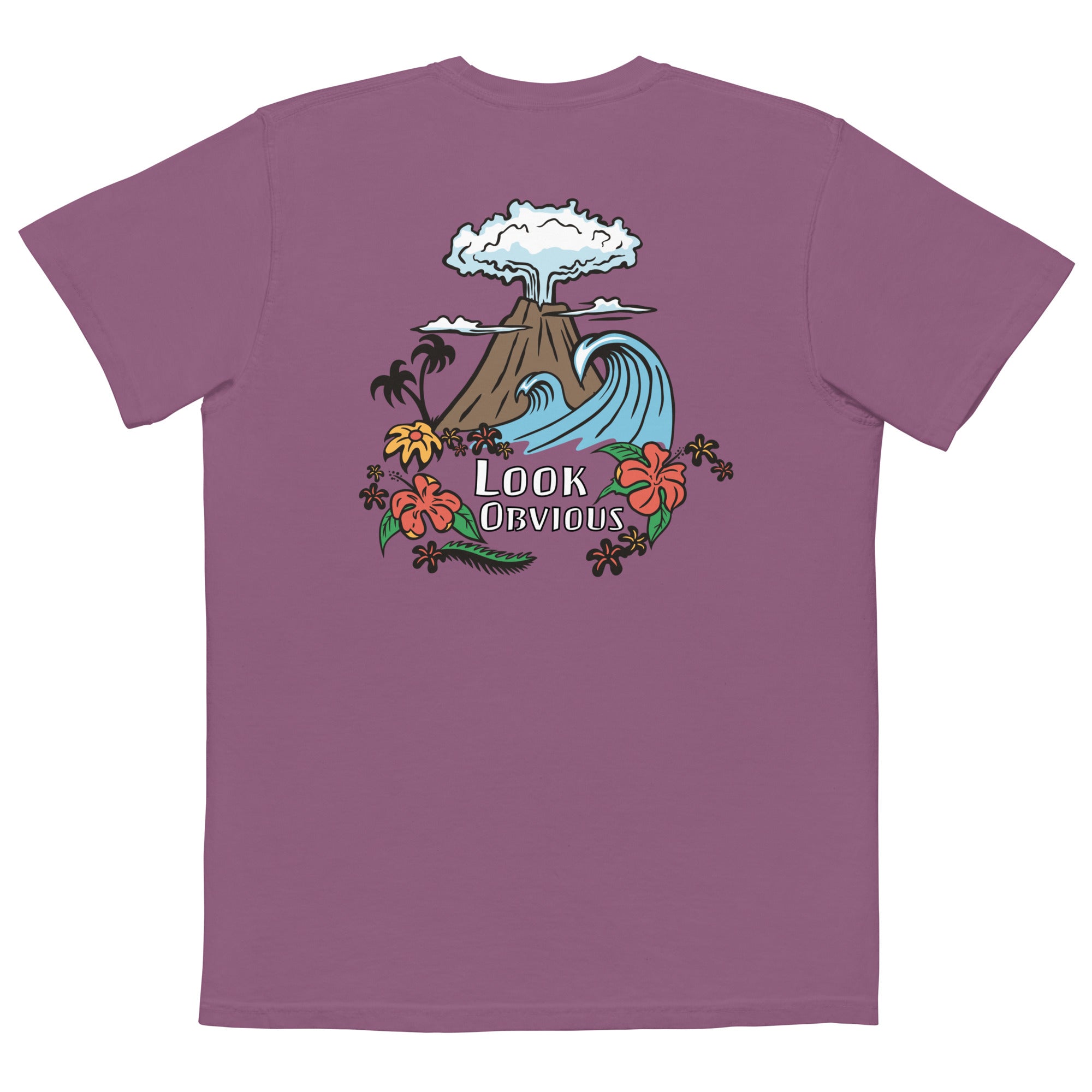 Volcano Vibes Garment-Dyed Pocket T-shirt