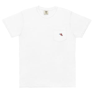 Summer Island Unisex Garment-Dyed Pocket T-shirt