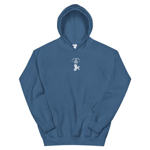 Mermaid Embroidered Men's Hoodie