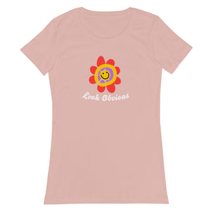 Smile Flower Women’s Fitted Tee